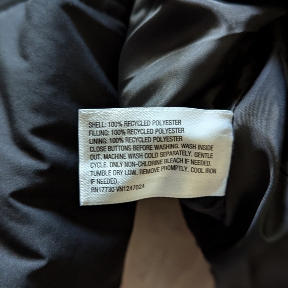 New Wild Fable Womens Sz XXL BLACK Puffer Jacket Black Poly Filled - Picture 7 of 9